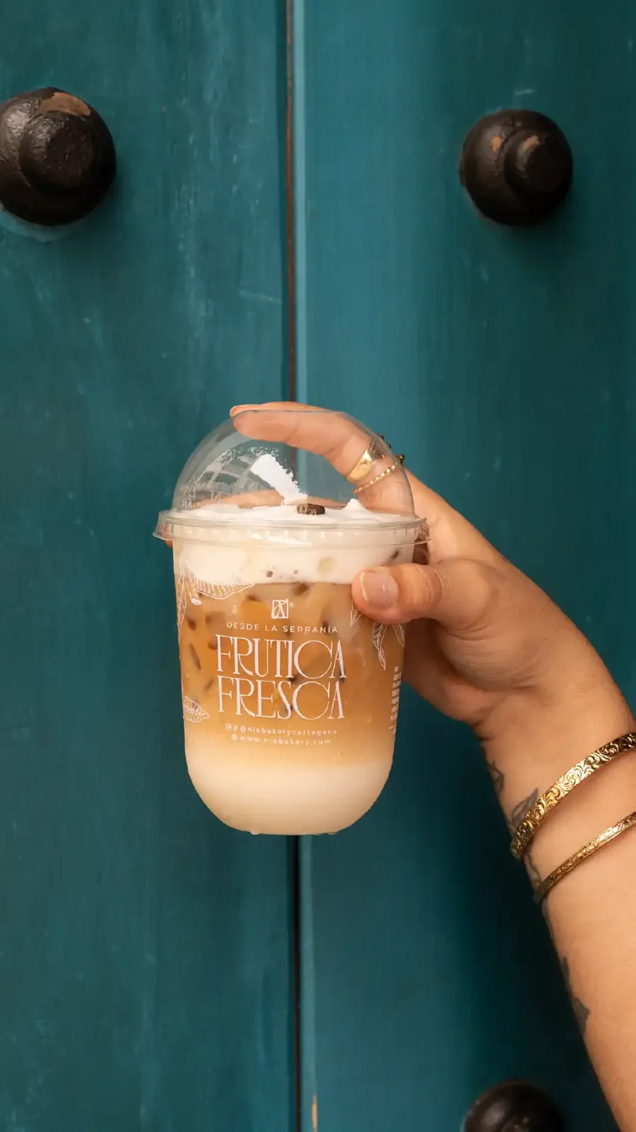 Café latte frío de NIA